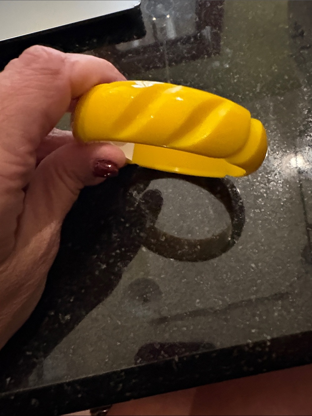 NWT Yellow Twisted Cuff Bracelet - Men's Fashion Accessory